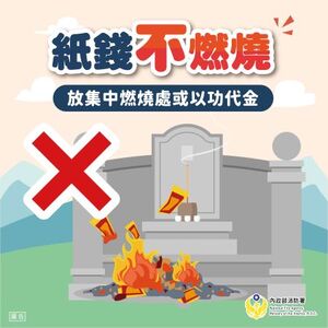 紙錢不燃燒圖片